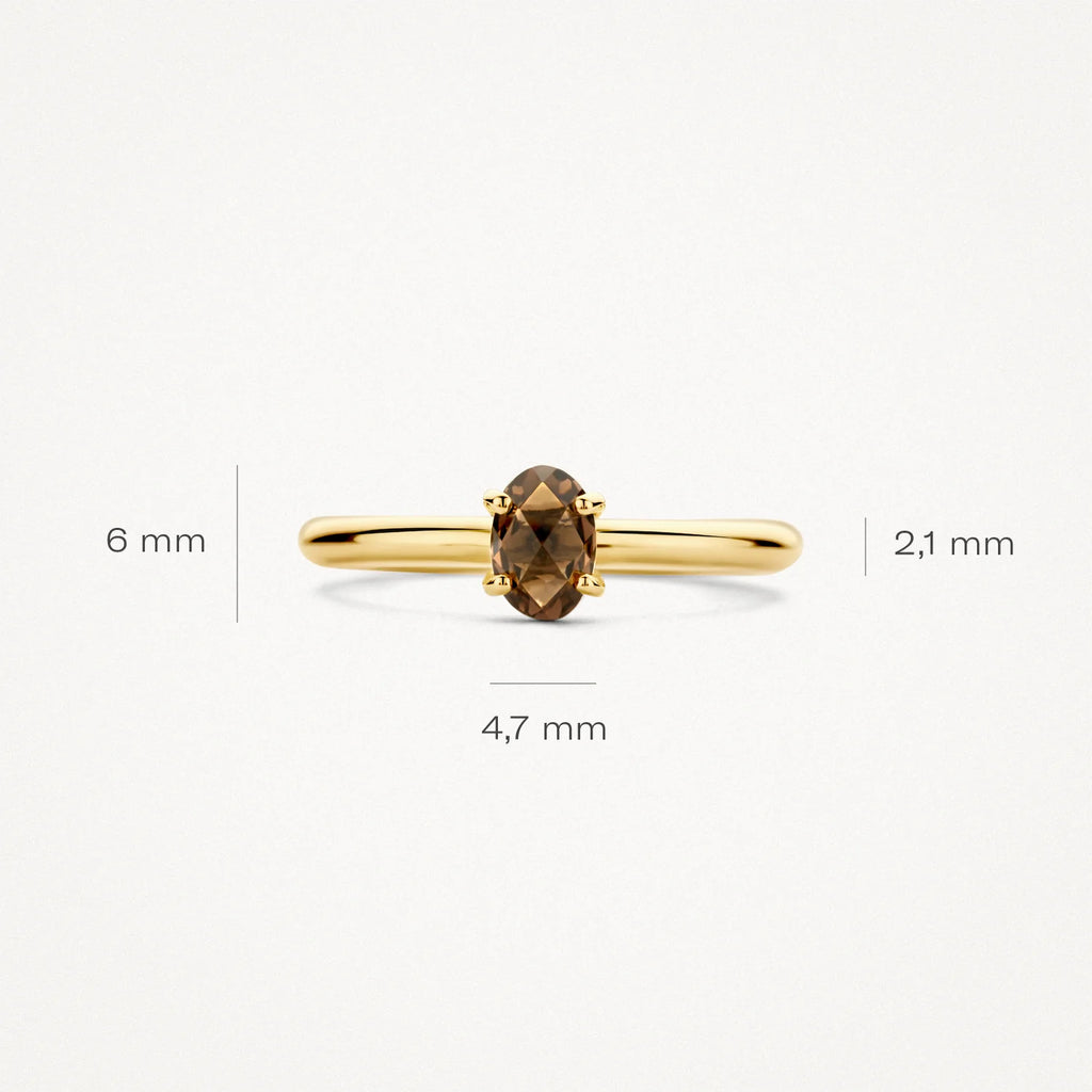 Blush Jewels 14 karaat geel gouden ring 1242YSQ