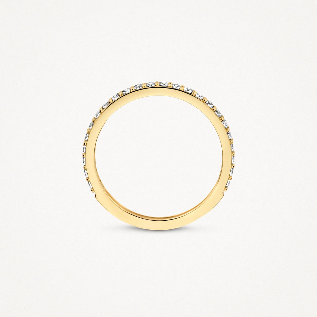 Blush Jewels 14 karaat geel gouden ring met zirconia 1244YZI