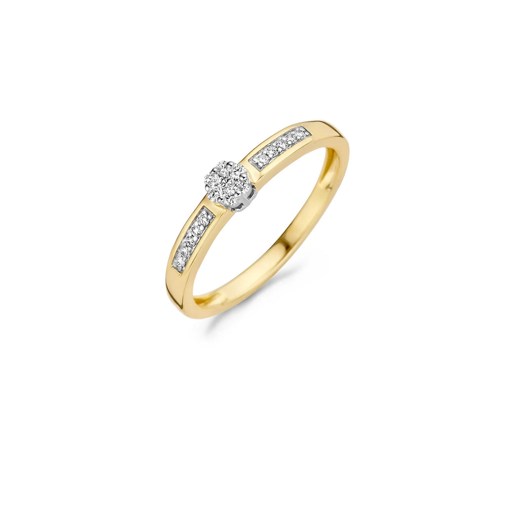 Blush Diamonds ring - 14K geel en wit goud met diamant 1623BDI
