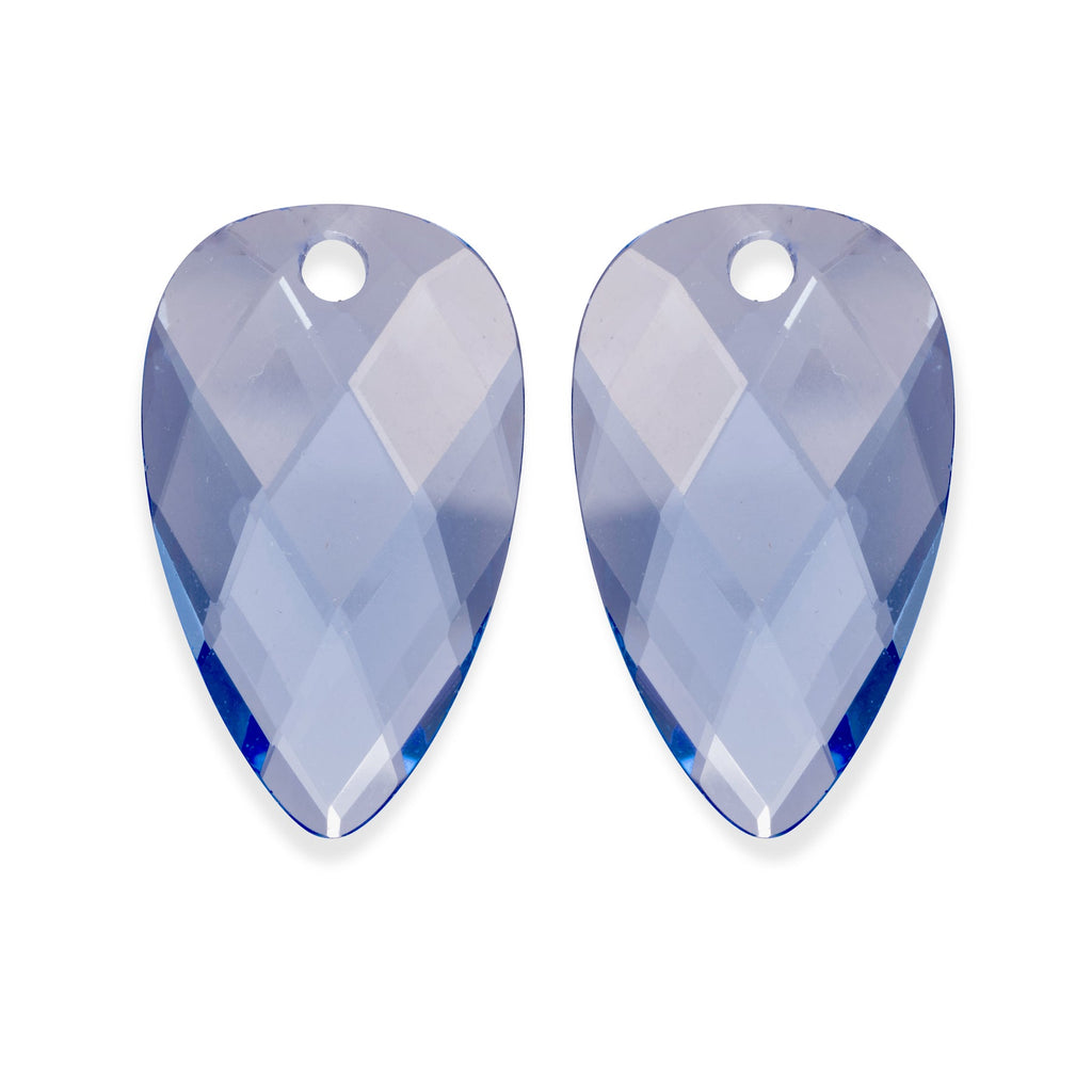 Sparkling Jewels Earstones Blossom Aquamarine Quartz EAGEM56-BS