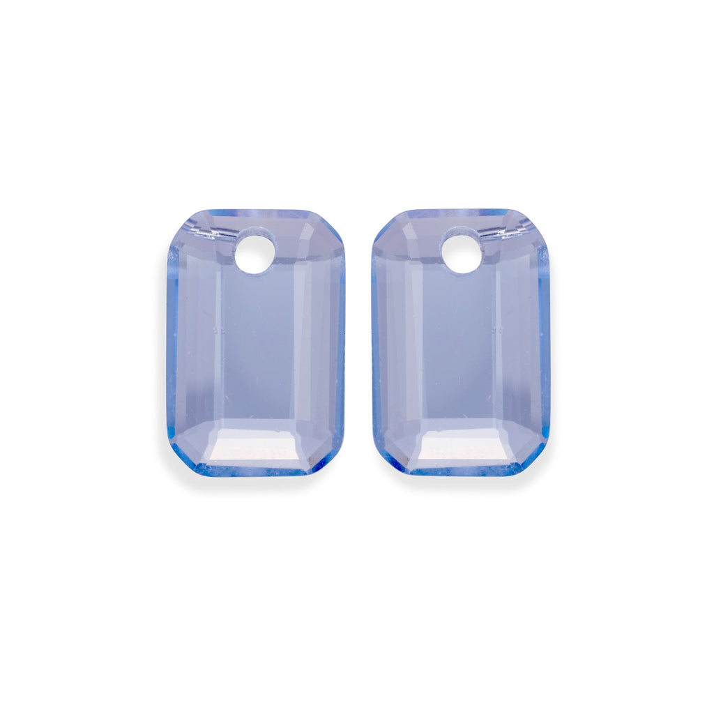 Sparkling Jewels Earstones Baguette Aquamarine Quartz EAGEM56-EC