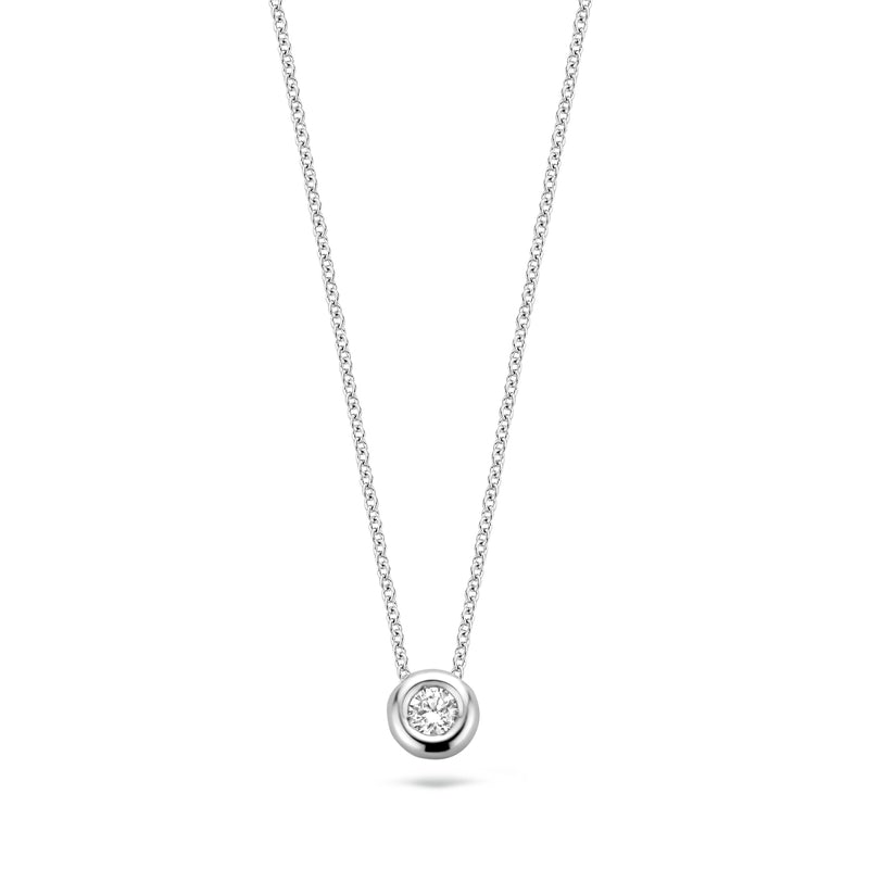 Blush Diamonds collier - 14K wit goud met diamant 3114WDI