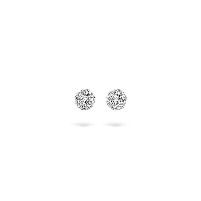 Blush Diamonds oorstekers - 14K wit goud met diamant 7603WDI