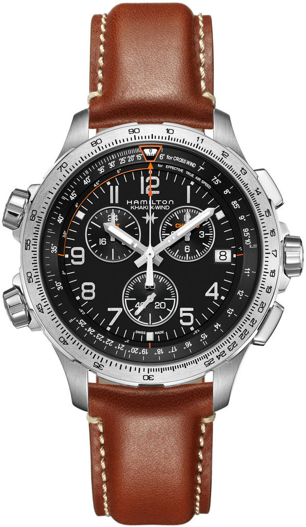 Hamilton Khaki Aviation X-Wind Chrono Quartz horloge H77912535