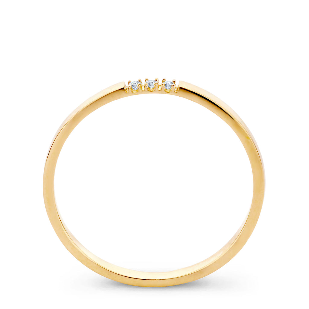 Miss Spring "Allerliefste Chris" Geel Gouden Ring MSR540-5GG