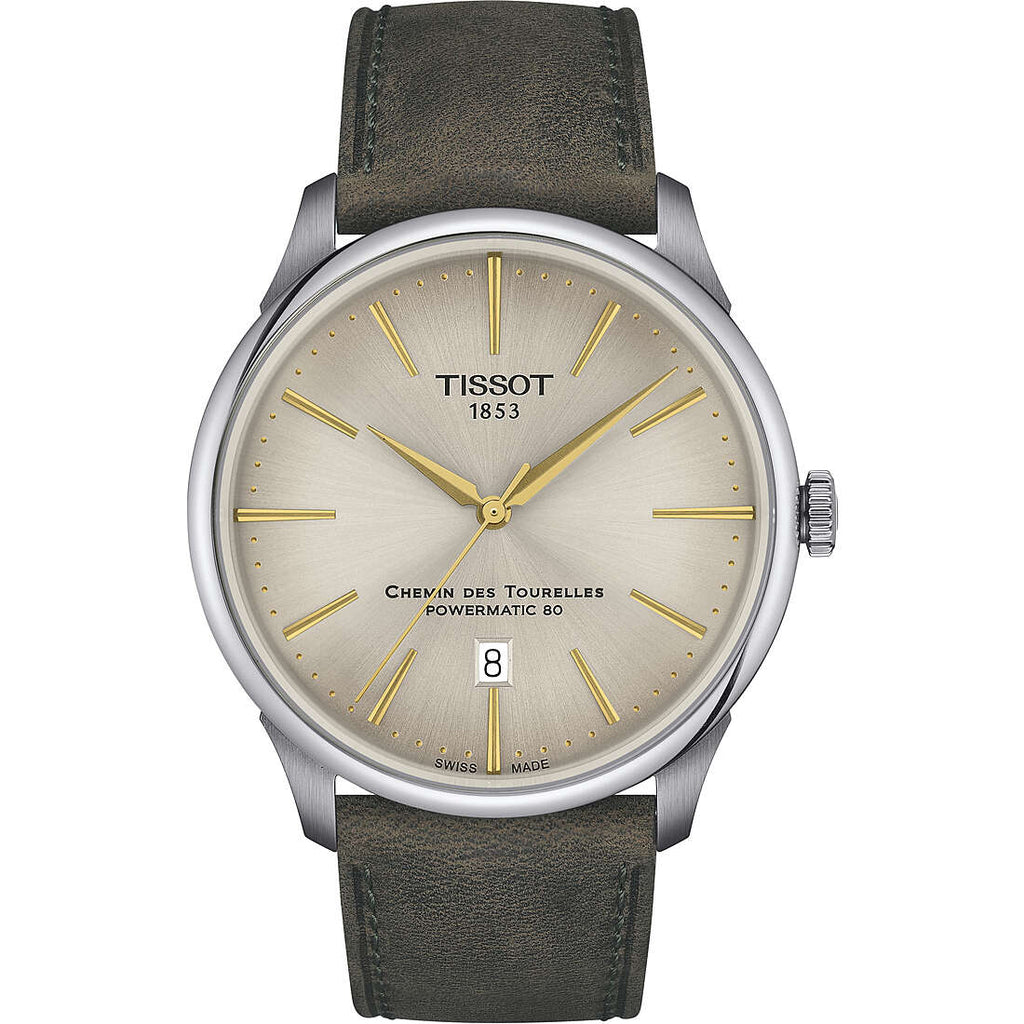 Tissot T- Classic Chemin Des Tourelles 42mm Powermatic 80 horloge T1394071626100