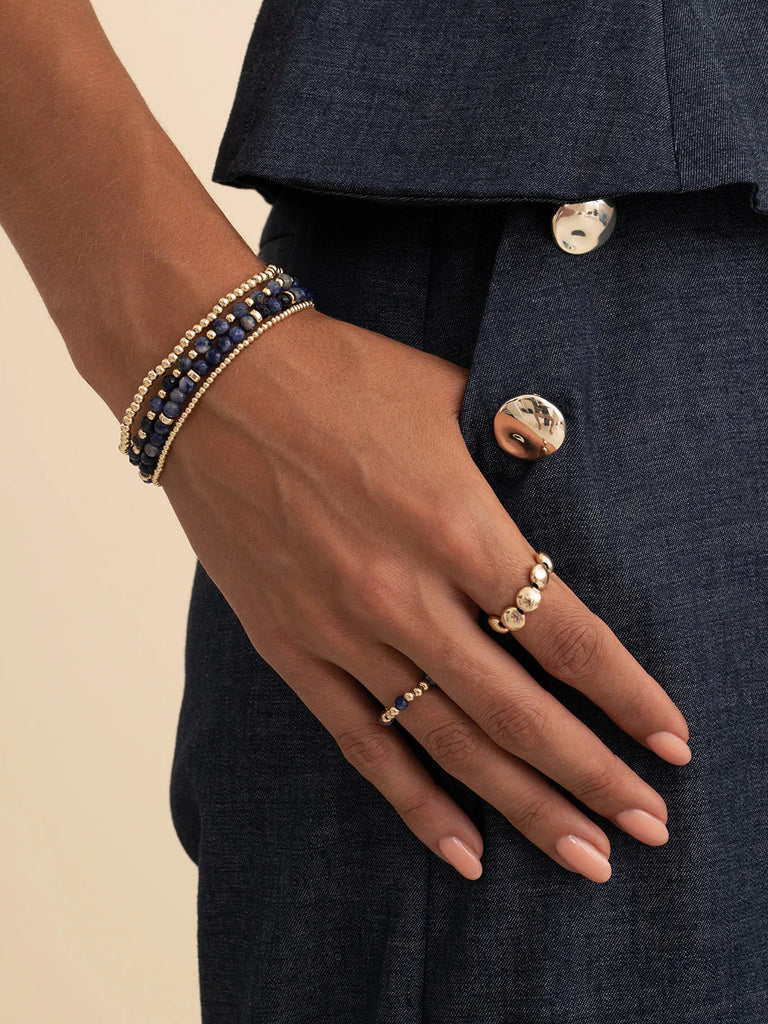 Sparkling Jewels Kralen Ring Facet Roundel Sodalite SRI-G-RDL-G20