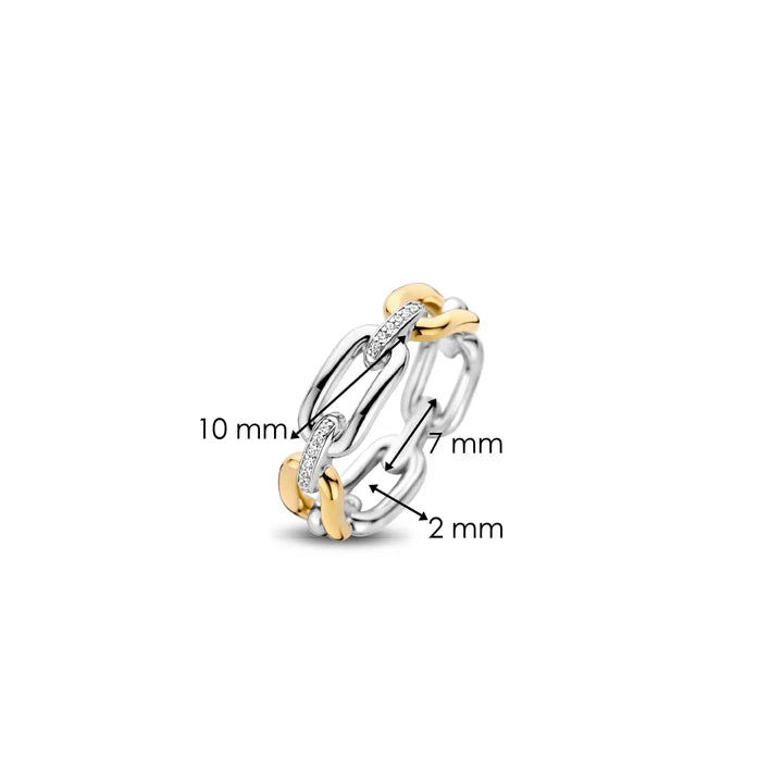 Ti Sento Milano zilveren ring 12205YS