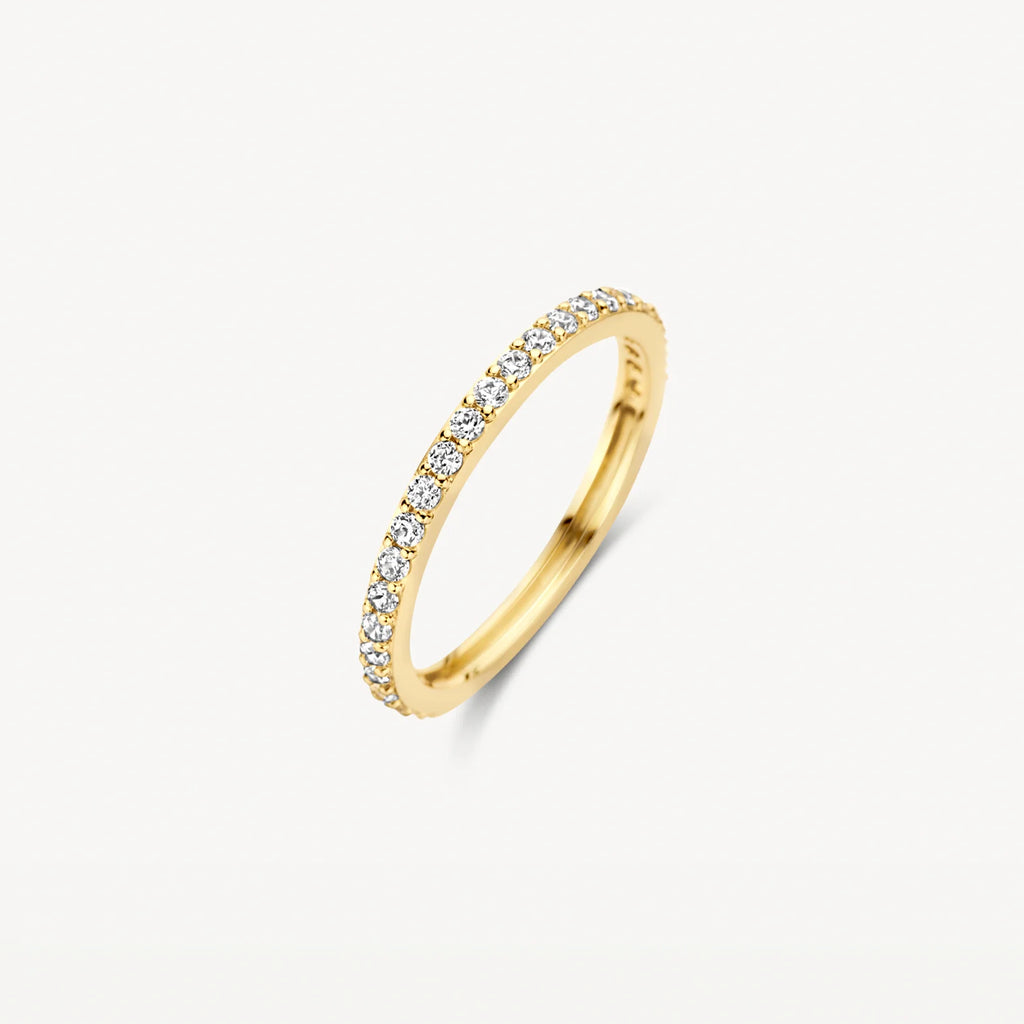 Blush Jewels 14 karaat geel gouden ring met zirconia 1244YZI