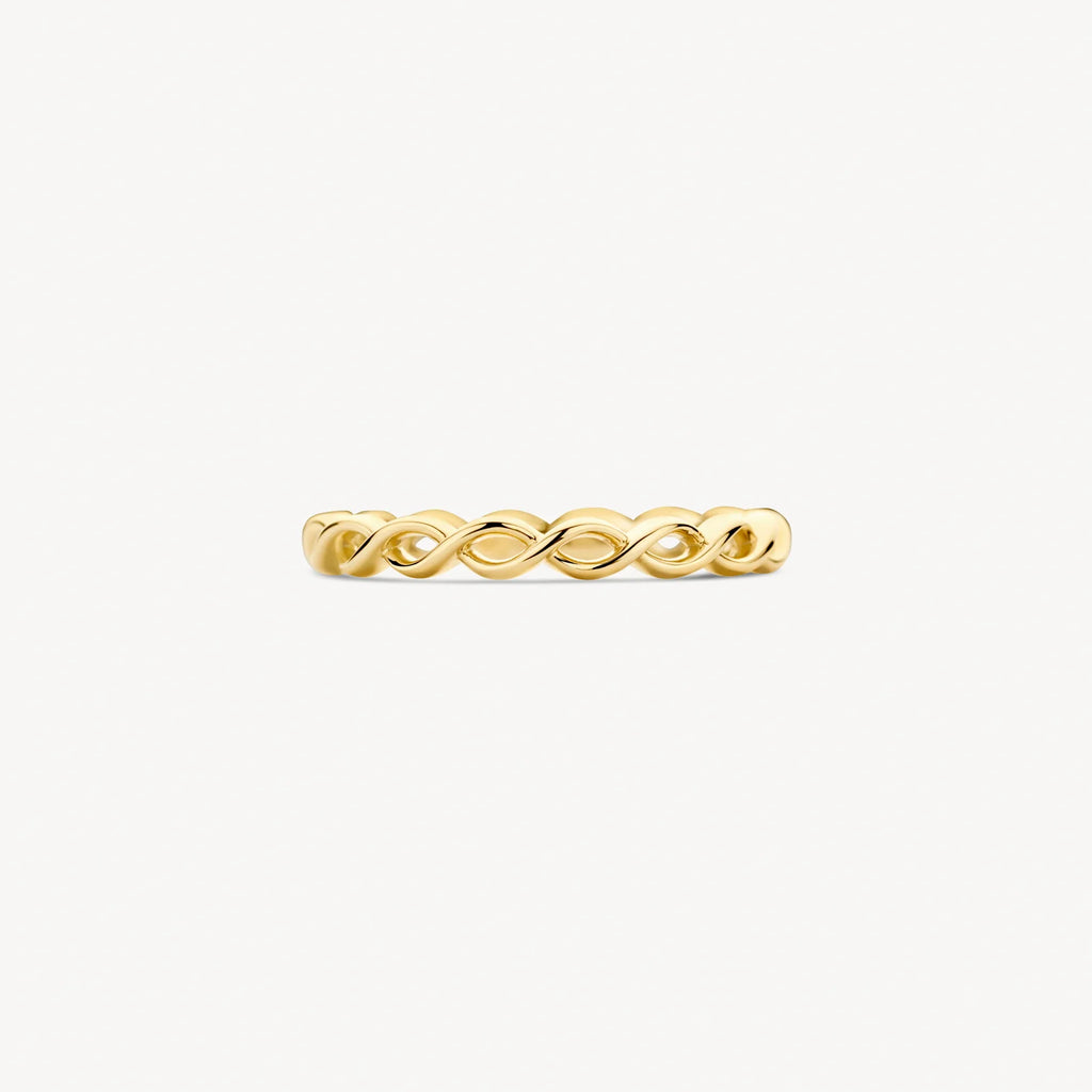 Blush Jewels 14 karaat geel gouden ring 1245YGO