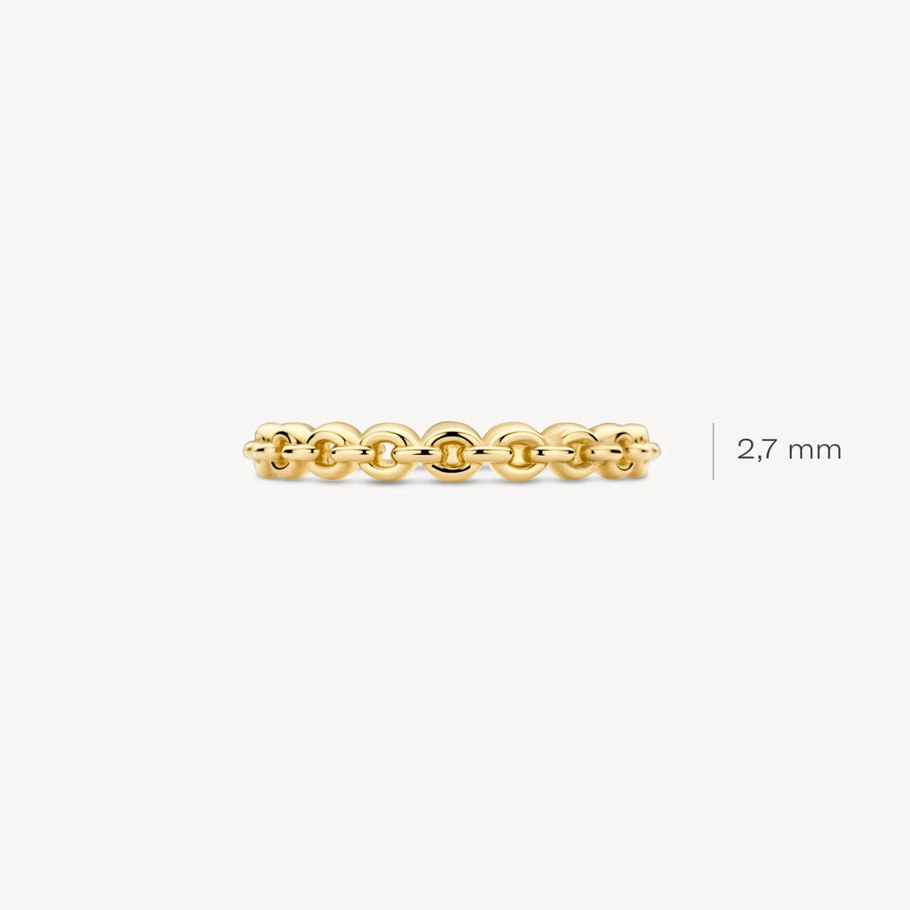 Blush Jewels 14 karaat geel gouden ring 1246YGO