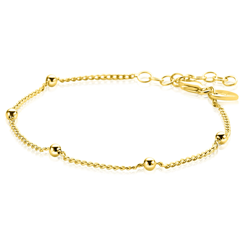 Zinzi zilveren armband geel verguld ZIA2714G
