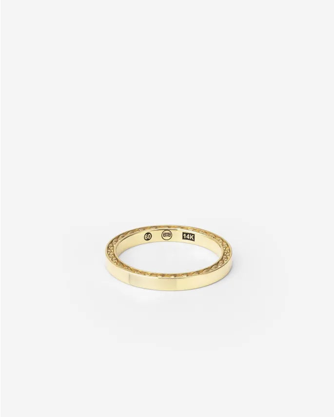 Buddha to Buddha G403 George Mini Gladde gouden ring