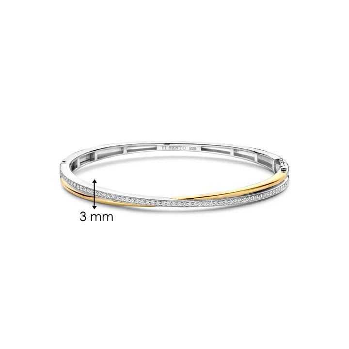 Ti Sento Milano zilveren armband geel verguld 23045ZY