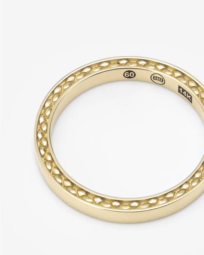 Buddha to Buddha G403 George Mini Gladde gouden ring