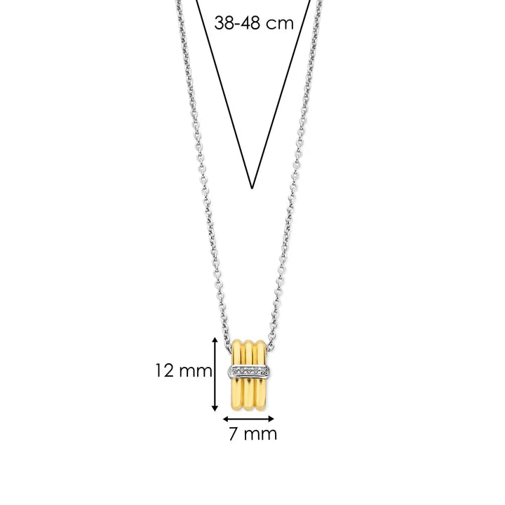 Ti Sento Milano zilveren collier 34057ZY