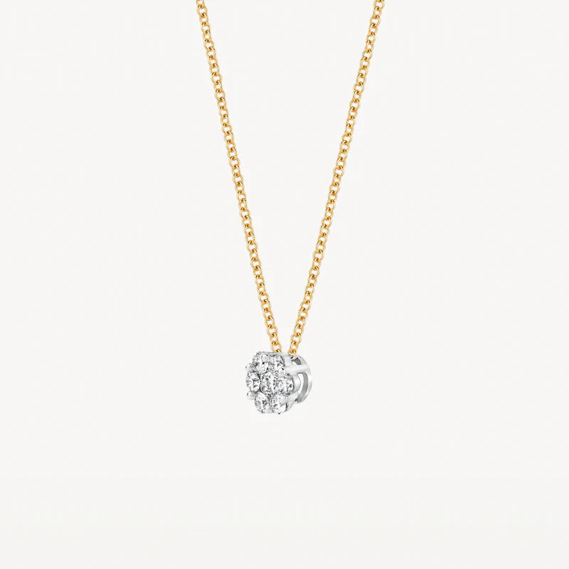 Blush Diamonds collier - 14K gouden collier met diamant 3603BDI