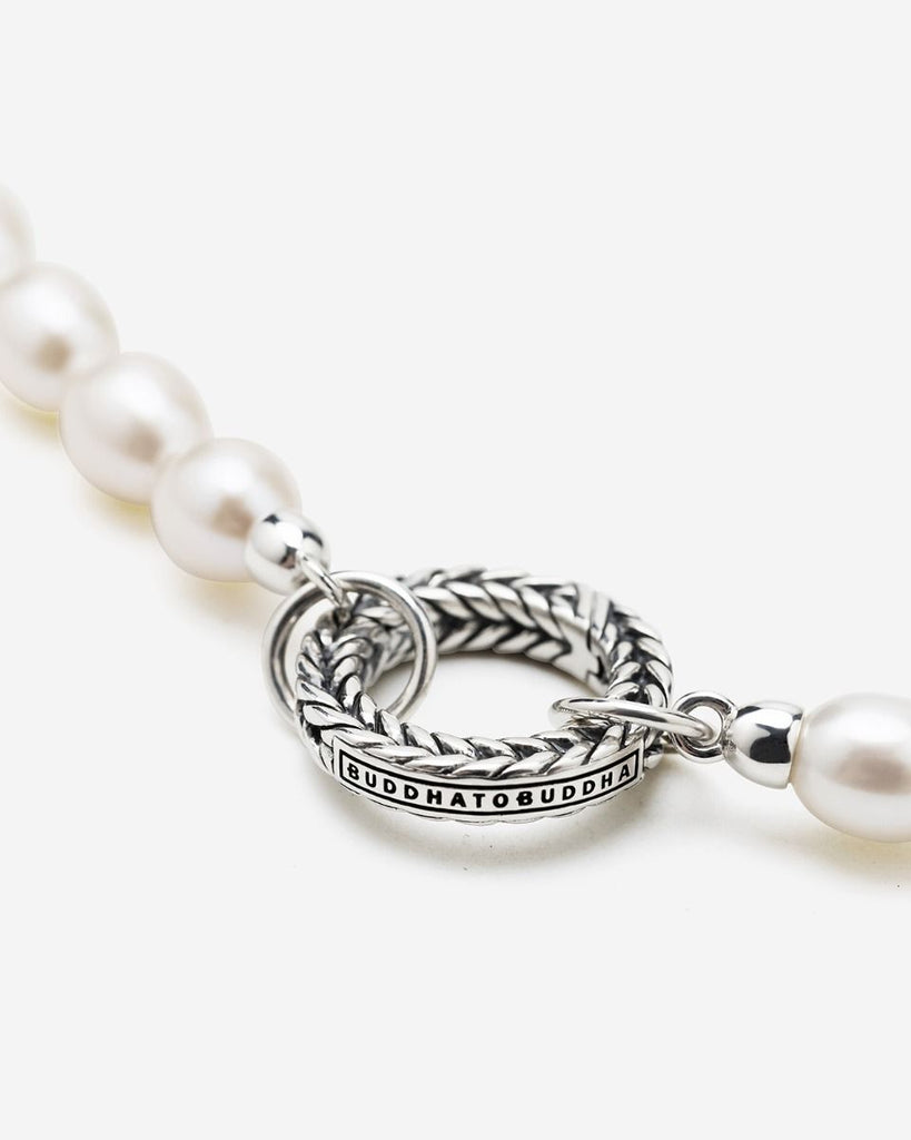 Barbara XS Parel Ketting Zilver 45 cm 032