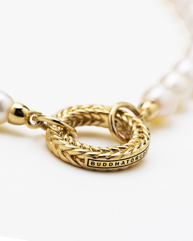 Barbara XS Parel Ketting Verguld 50 cm 032GV