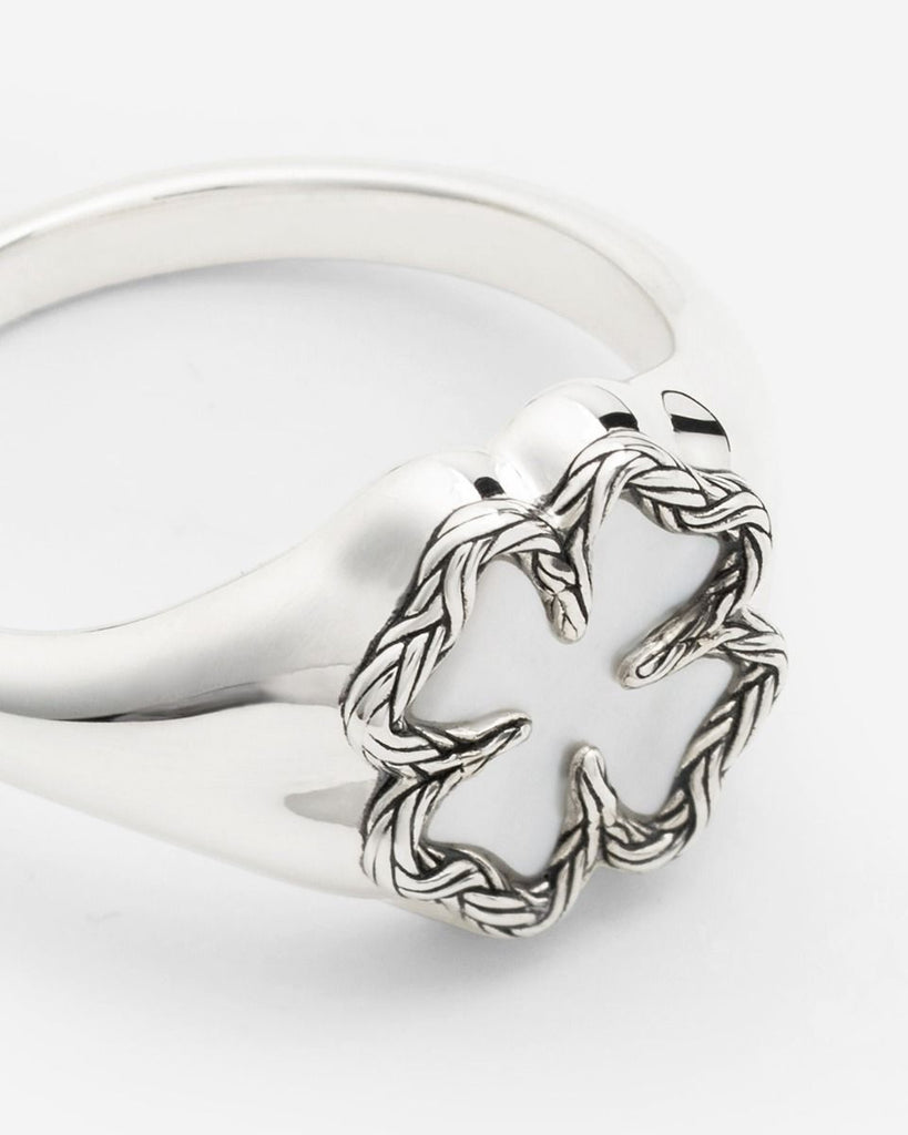 Katja Klaver Zegelring Mother of Pearl Zilver 178