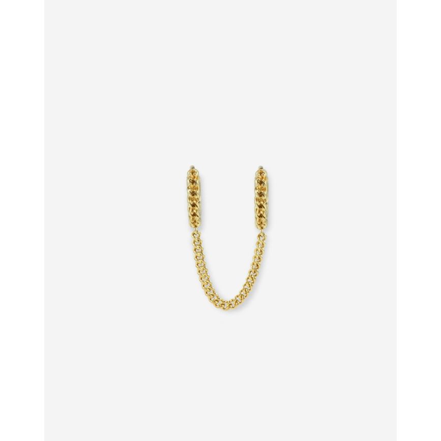 Buddha to Buddha Oorbellen 407GV Nathalie Hoops Double Verguld