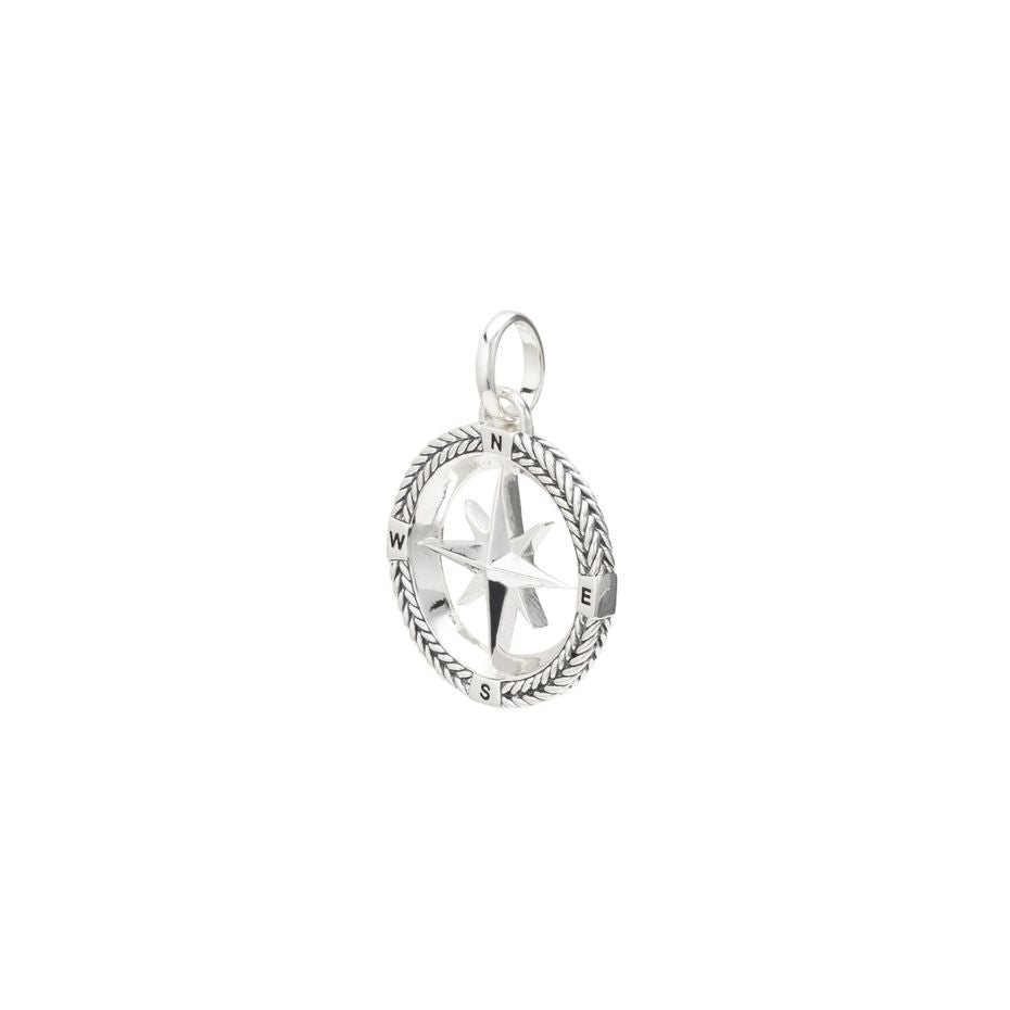 Buddha to Buddha 679 Barbara Compass zilveren Pendant || Luitjens