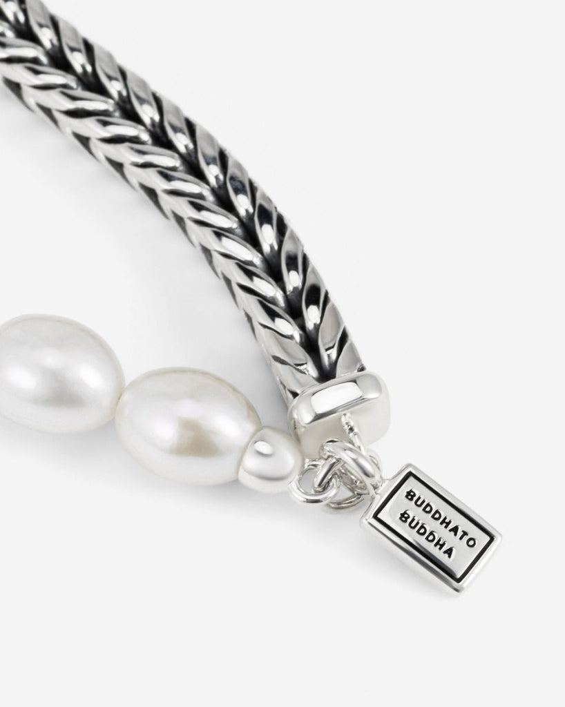Buddha to Buddha Armband J129 Barbara XS Pearl