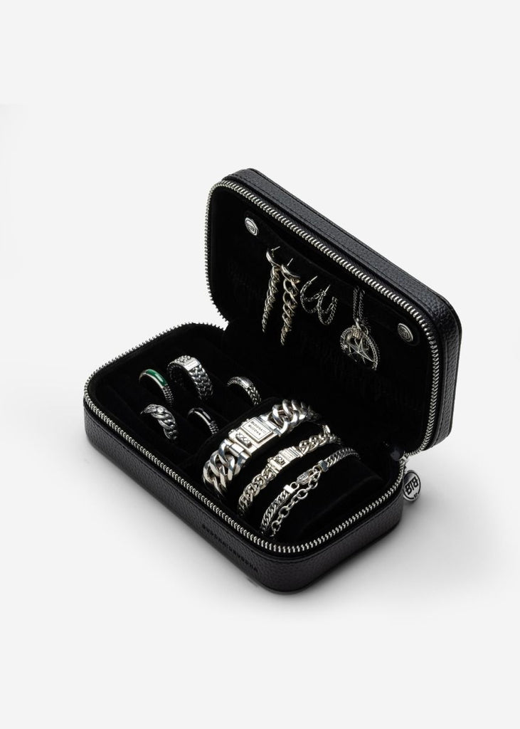Buddha to Buddha Jewelry Travel Case Black Medium