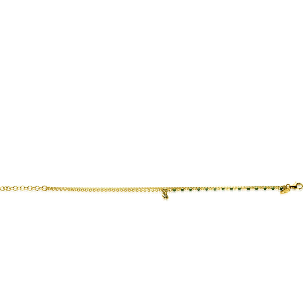 Zinzi zilveren armband geel verguld multilook ZIA2528G