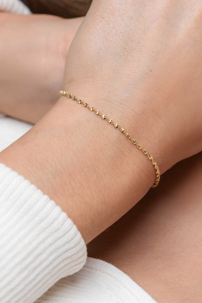 Zinzi zilveren armband geel verguld  ZIA2585G