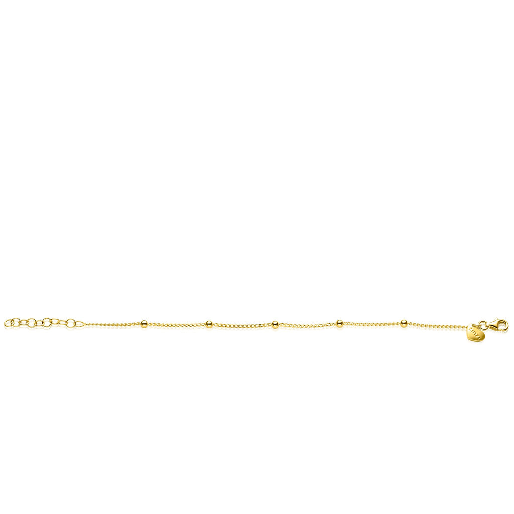 Zinzi zilveren armband geel verguld ZIA2714G