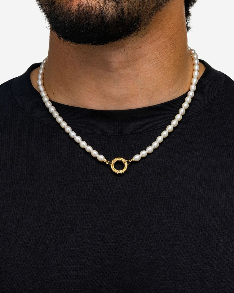 Barbara XS Parel Ketting Verguld 50 cm 032GV