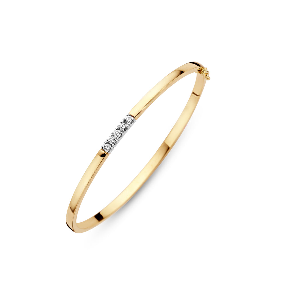 by R&C Diamonds Carole geel gouden armband ASL1005 0.25crt