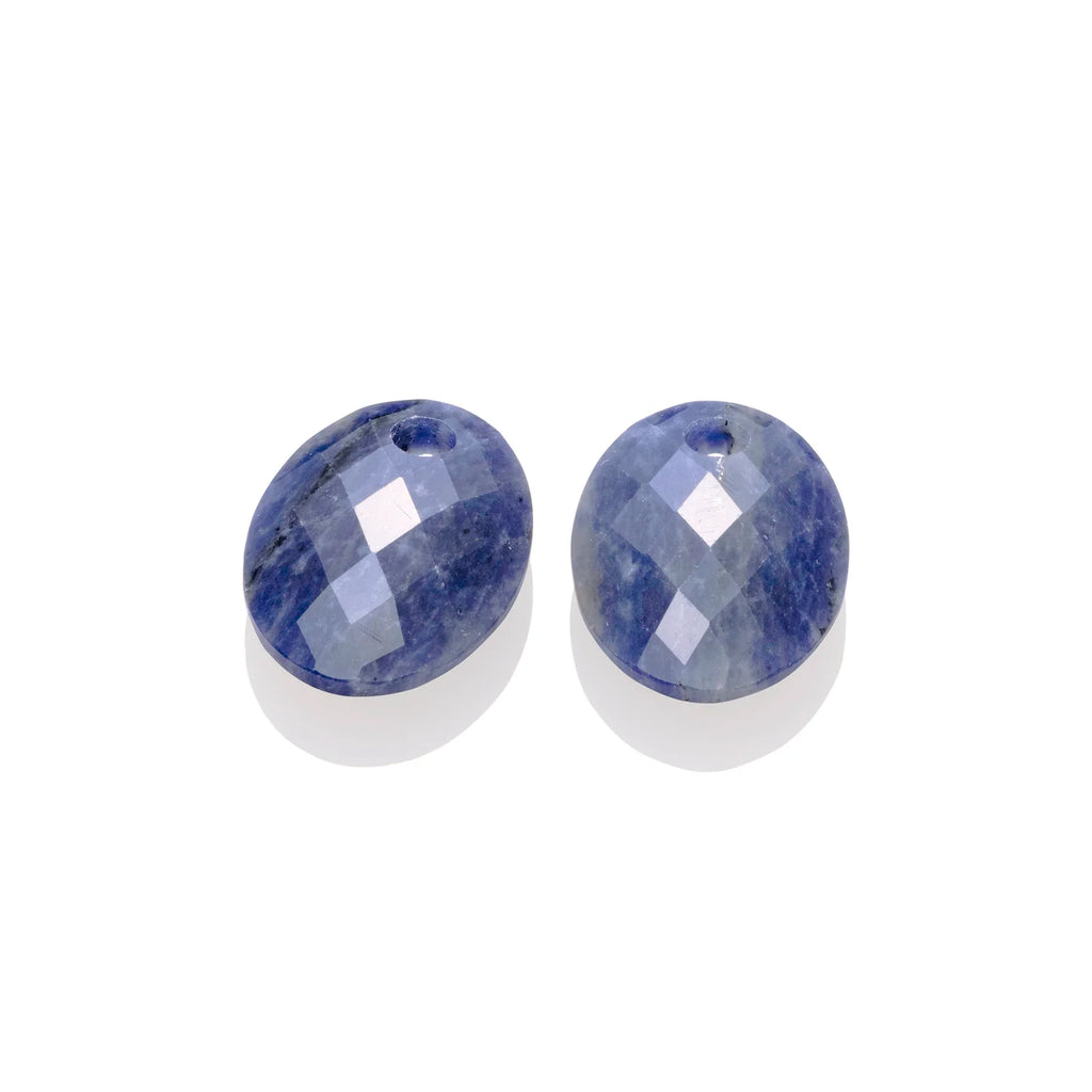 Sparkling Jewels Earstones Large Oval Sodalite EAGEM20-RO