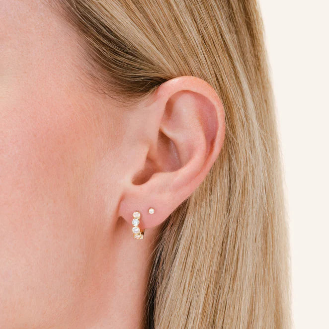 Rosefield 14kt Lab Daimonds Lumia Studs