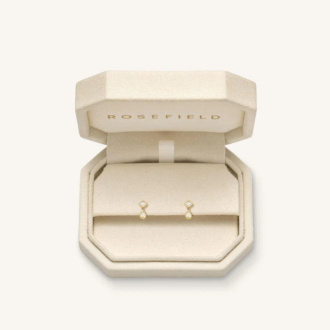 Rosefield 14kt Lab Daimonds Regalia Drop Earrings