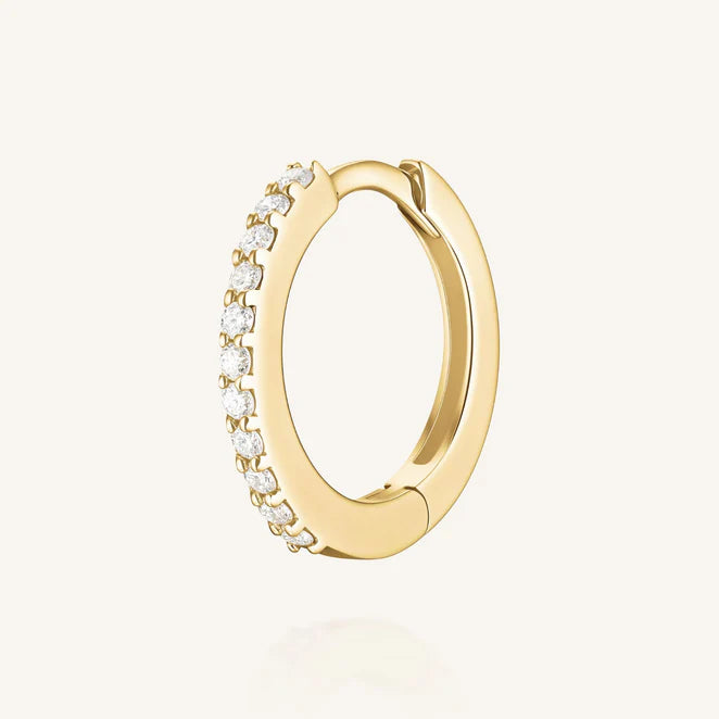 Rosefield 14kt Lab Daimonds Glow Hoops