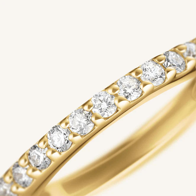 Rosefield 14kt Lab Daimonds Glow Hoops