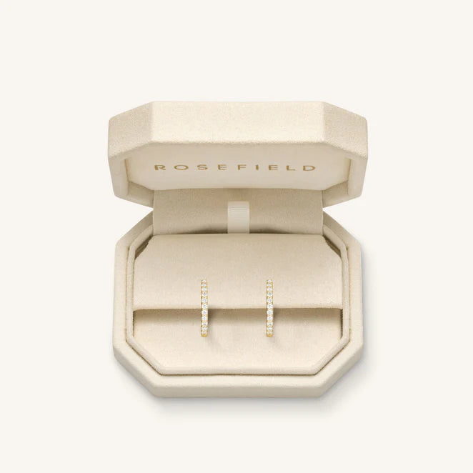 Rosefield 14kt Lab Daimonds Glow Hoops