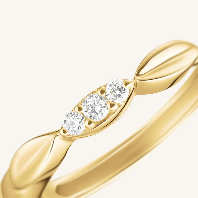 Rosefield 14kt Lab Daimonds Oval Hoops