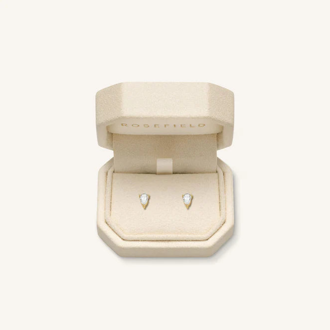 Rosefield 14kt Lab Daimonds Marquise Studs