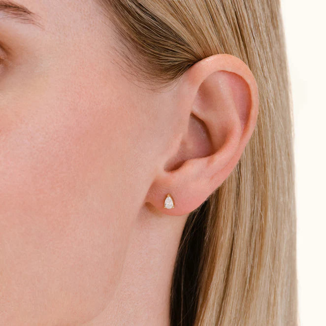 Rosefield 14kt Lab Daimonds Marquise Studs