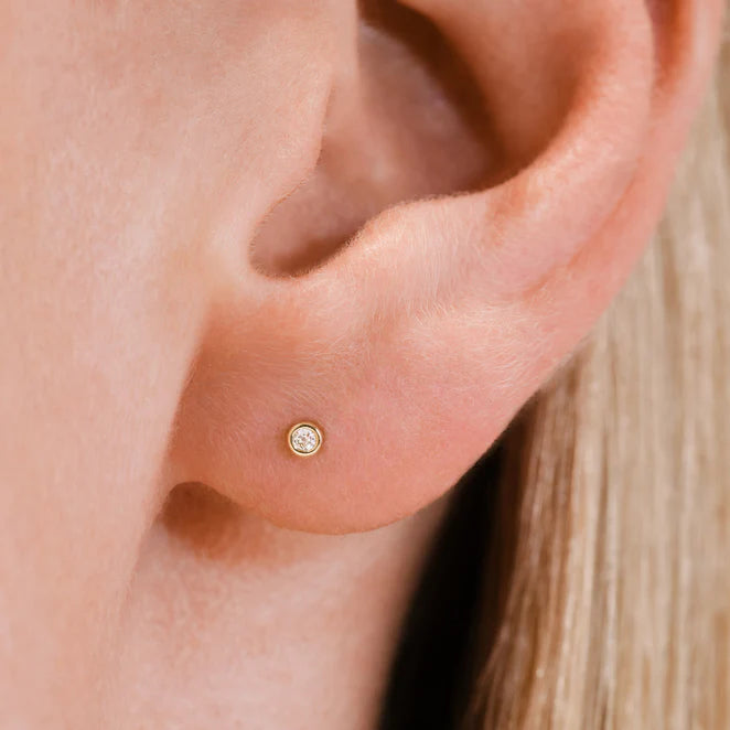 Rosefield 14kt Lab Daimonds Lumia Studs