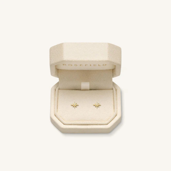 Rosefield 14kt Lab Daimonds Star Studs