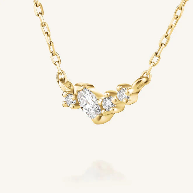 Rosefield 14kt Lab Daimonds Celestial Necklace