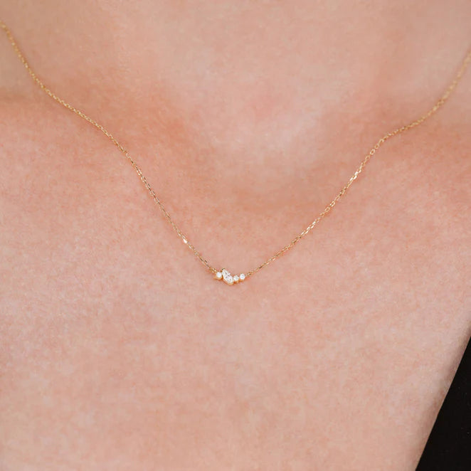 Rosefield 14kt Lab Daimonds Celestial Necklace