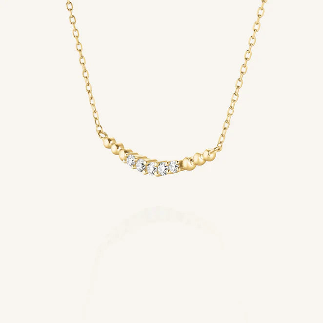 Rosefield 14kt Lab Daimonds Princess Necklace