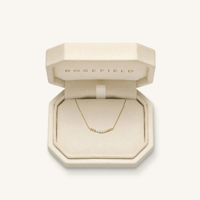 Rosefield 14kt Lab Daimonds Princess Necklace