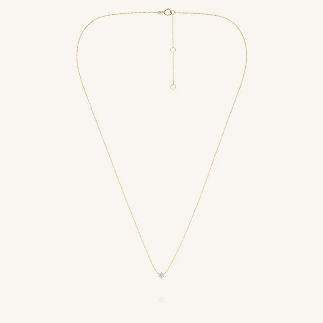 Rosefield 14kt Lab Daimonds Stella Necklace
