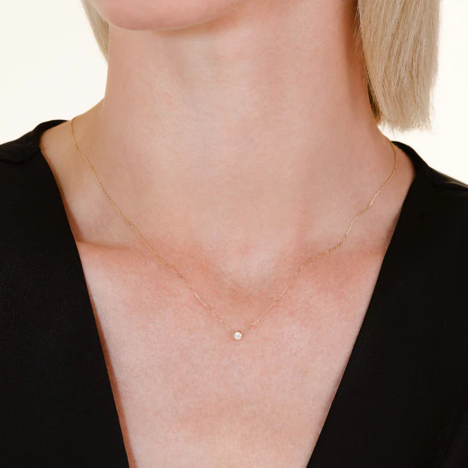 Rosefield 14kt Lab Daimonds Stella Necklace
